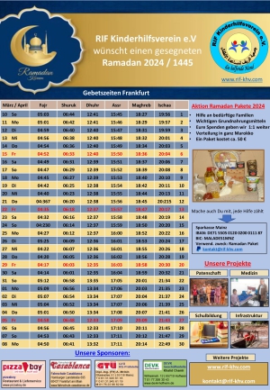 Ramadan-Kalender 2024||||