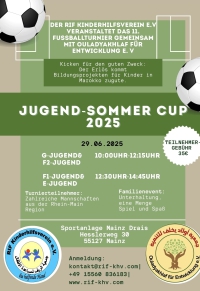 11. Jugend-Sommer-Cup 2025 – Kicken für den guten Zweck