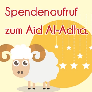 Opfertier-Spende zum Aid Al-Adha 2019.